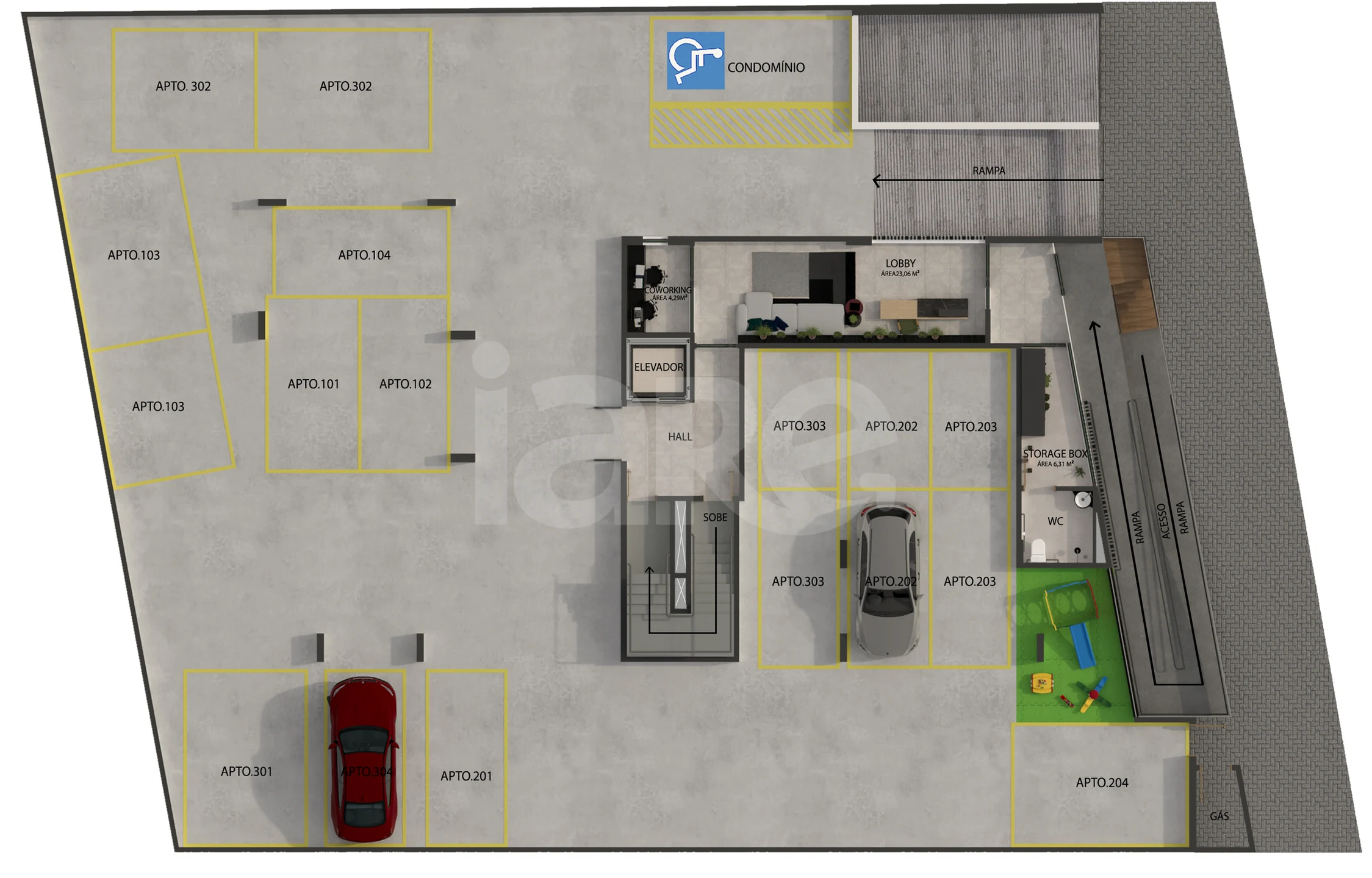 Planta — Pavimento térreo