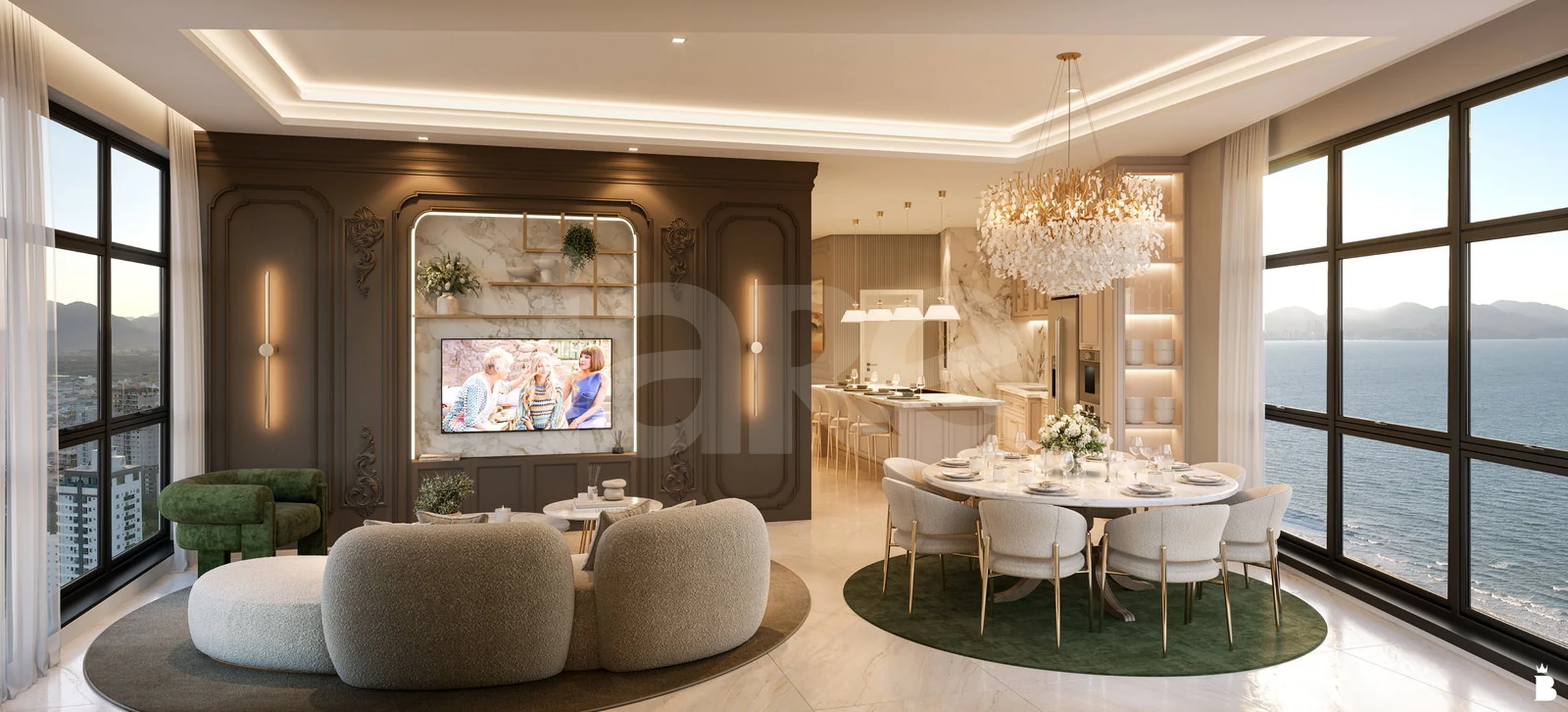 Megáli Agápi Residence - Apartamento com 132,25 m², em Balneário Perequê — foto 3