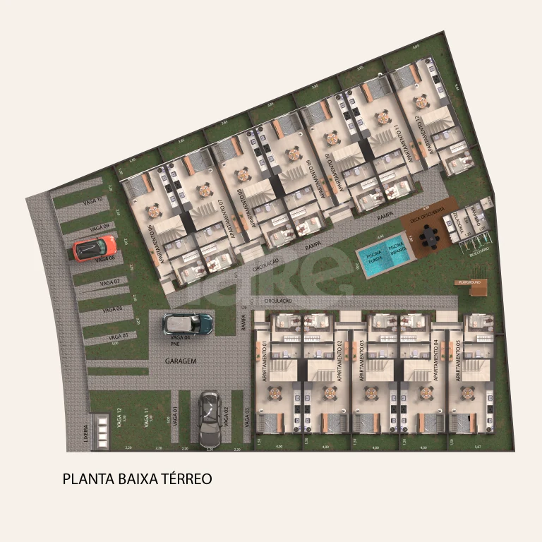Planta — Implantação