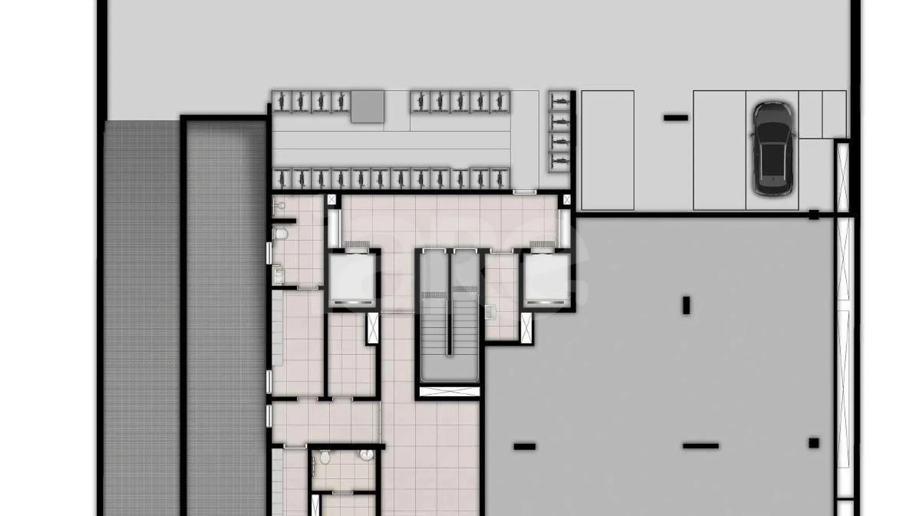 Planta — Pavimento subsolo 2