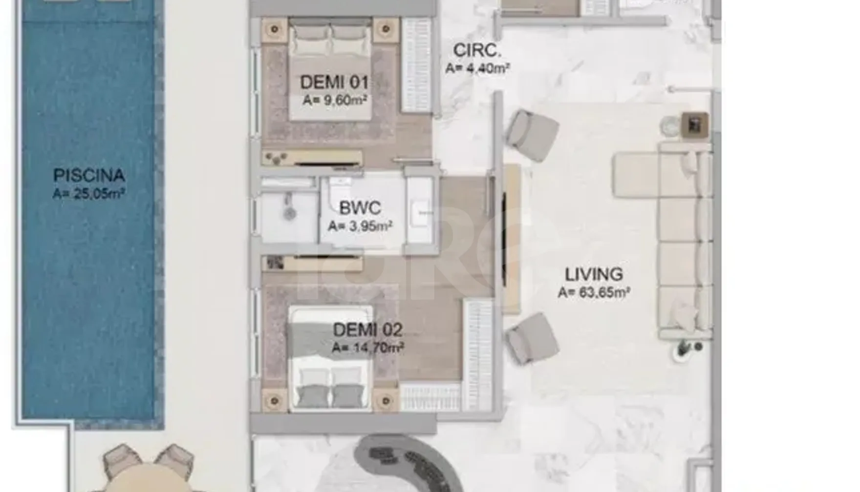 Planta — Garden 319,28 m²