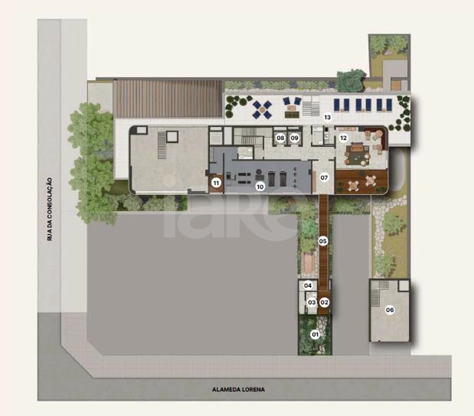 Planta — Pavimento 1