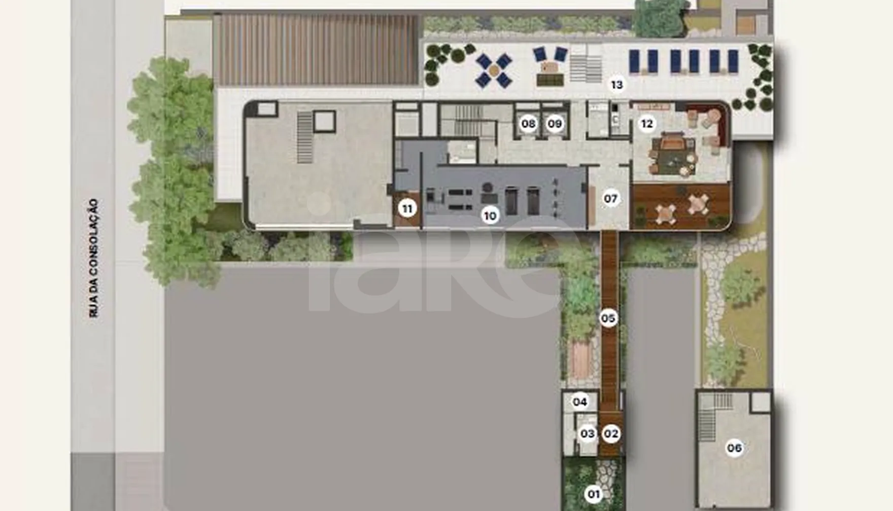 Planta — Pavimento 1
