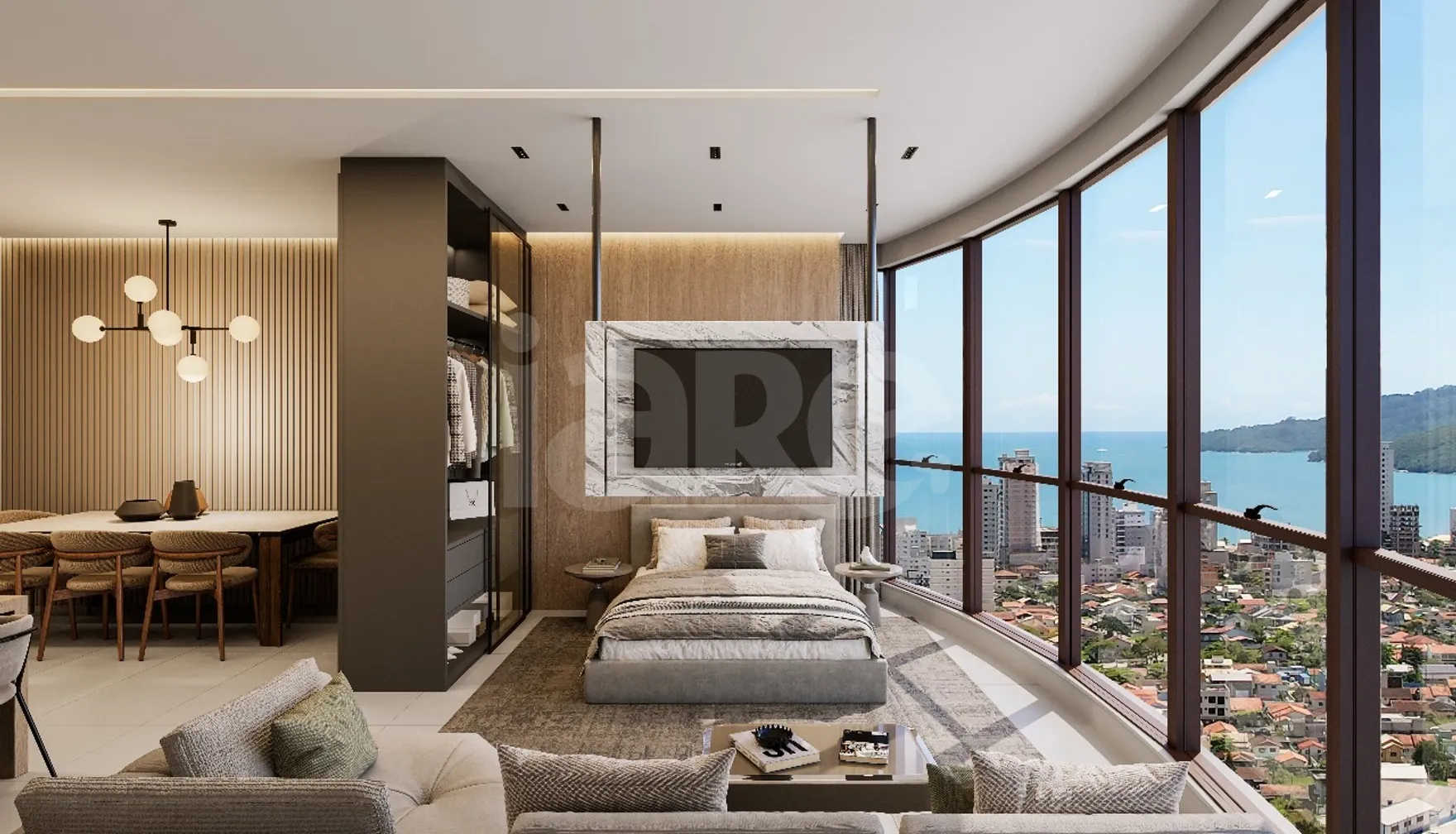 Alessio - Studio com 29,87 m², em Perequê — foto 2