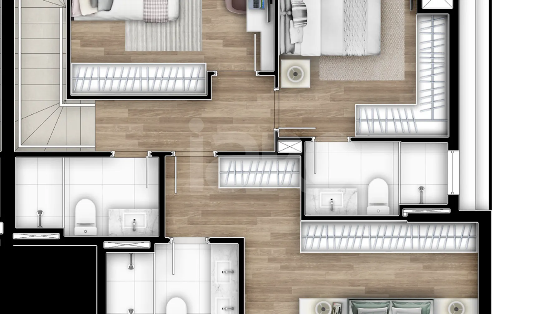 Planta — Apartamento 135,9 m²