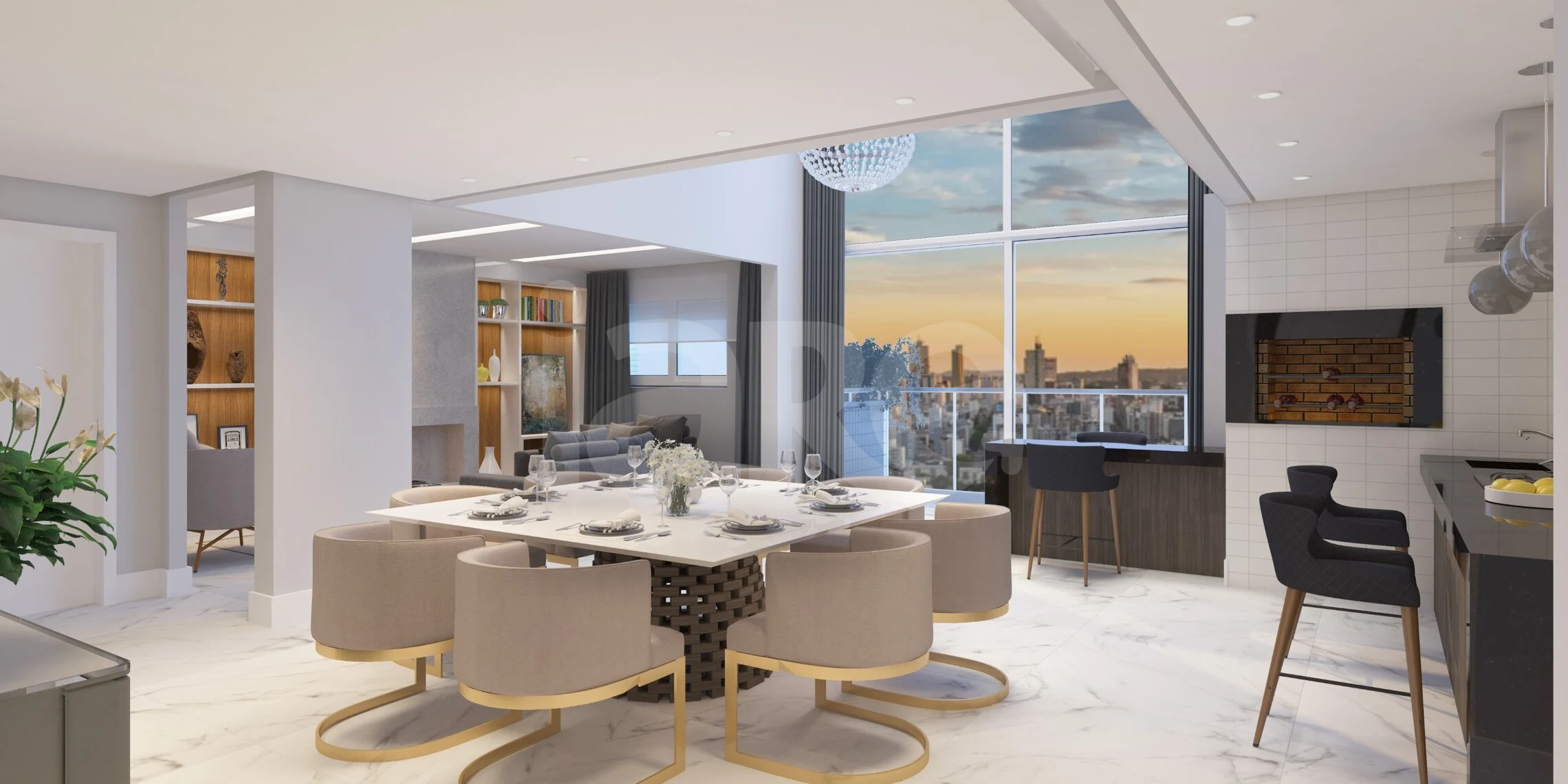DUOS - Apartamento com 182,37 m², em Três Figueiras — foto 4