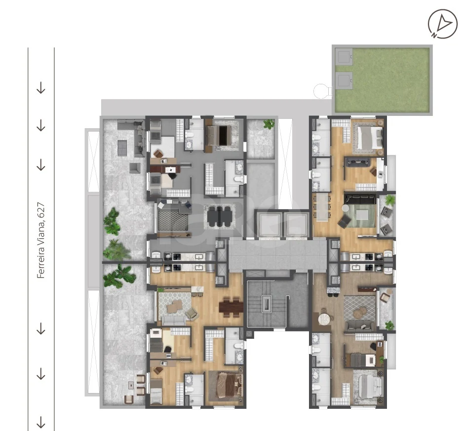 Planta — Pavimento 2