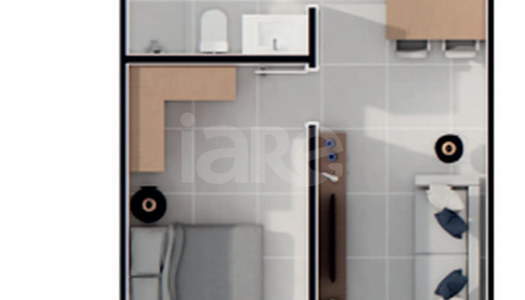 Planta — Cobertura Horizontal 96,41 m²