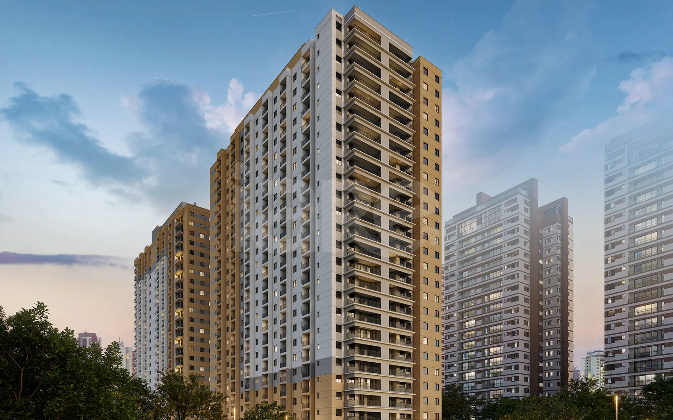 Parque das Nações Condomínio Laguna - Apartamento com 26 m², em Jardim Caravelas — foto 1