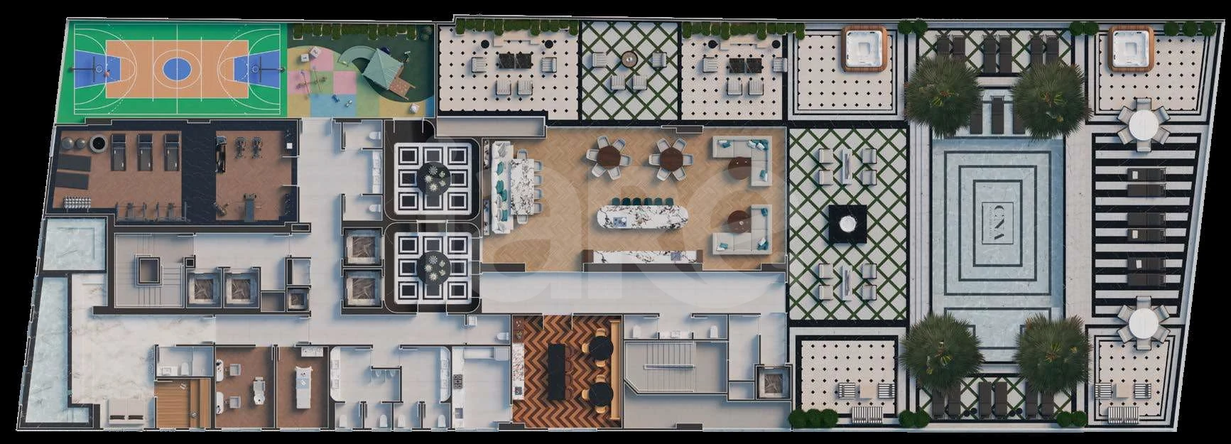 Planta — Pavimento lazer 2