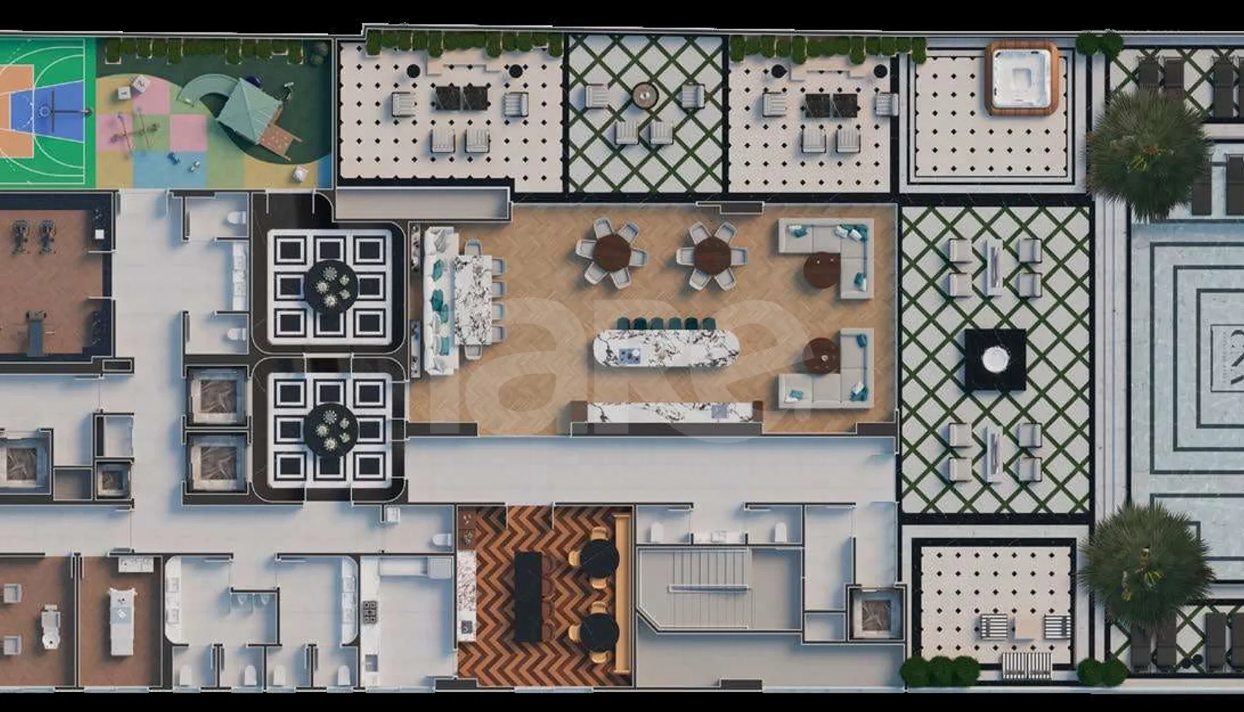 Planta — Pavimento lazer 2