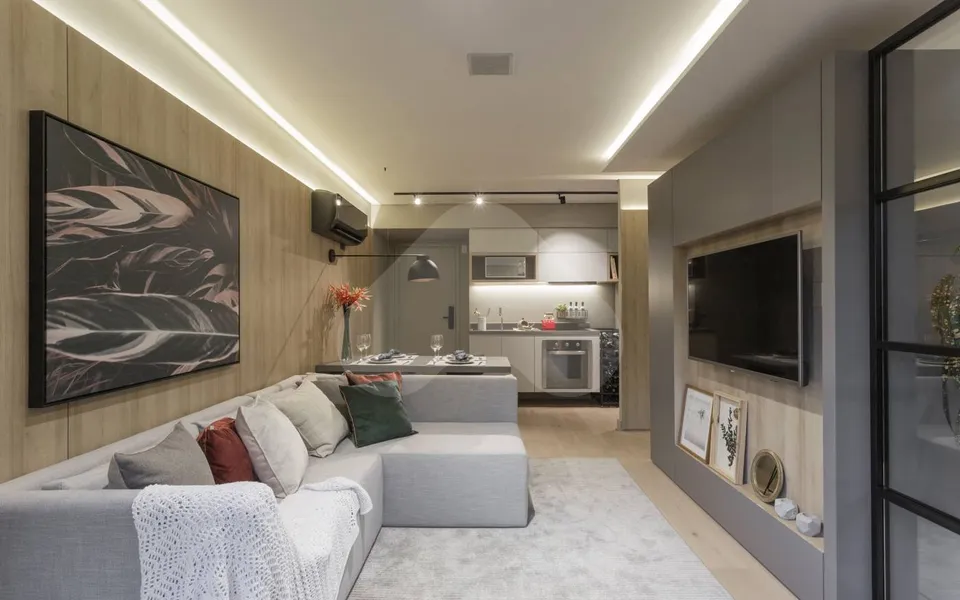 Downtown Nova República - Apartamento com 43,33 m², em Centro — foto 5