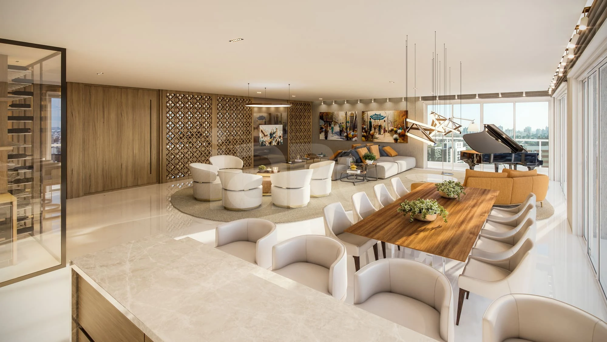 The Sun LuxuryStyle - Apartamento com 430,83 m², em Setor Oeste — foto 7