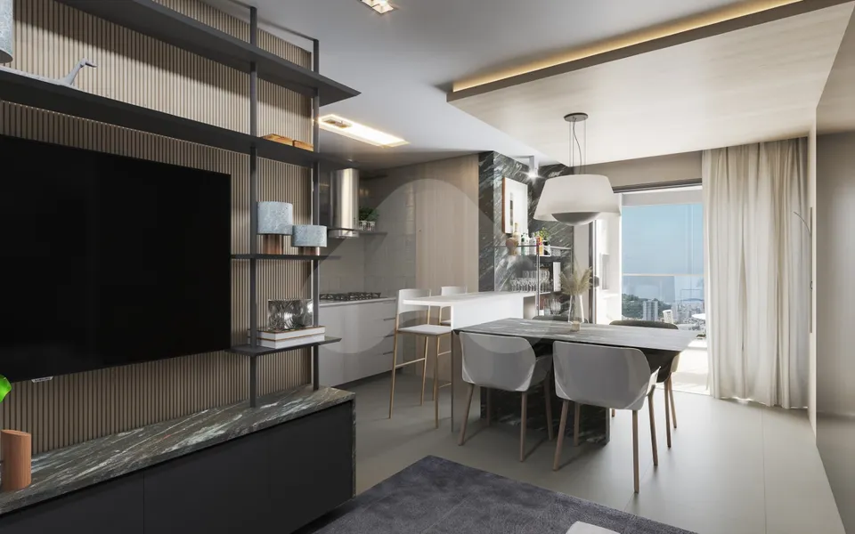 Essência Residence - Apartamento com 72,87 m², em Fazenda — foto 2