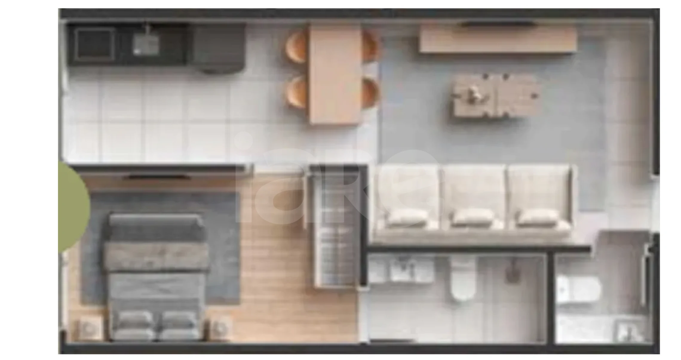 Planta — Apartamento 40 m²
