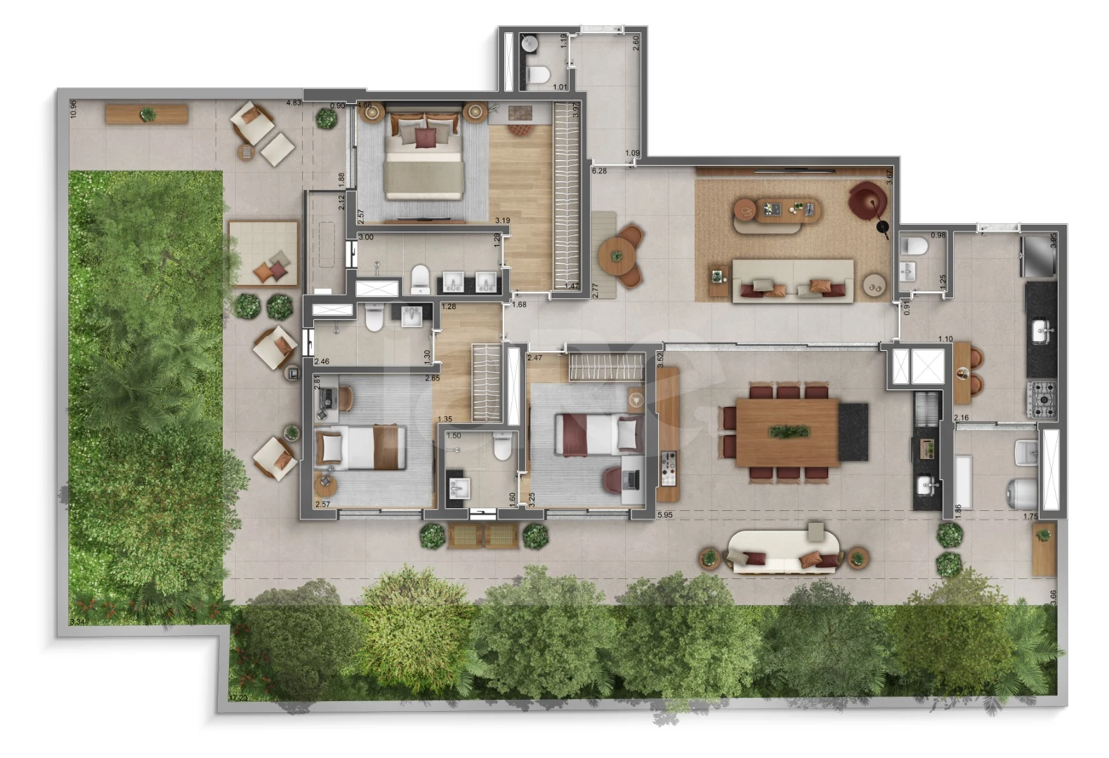 Planta — Garden 248,77 m²