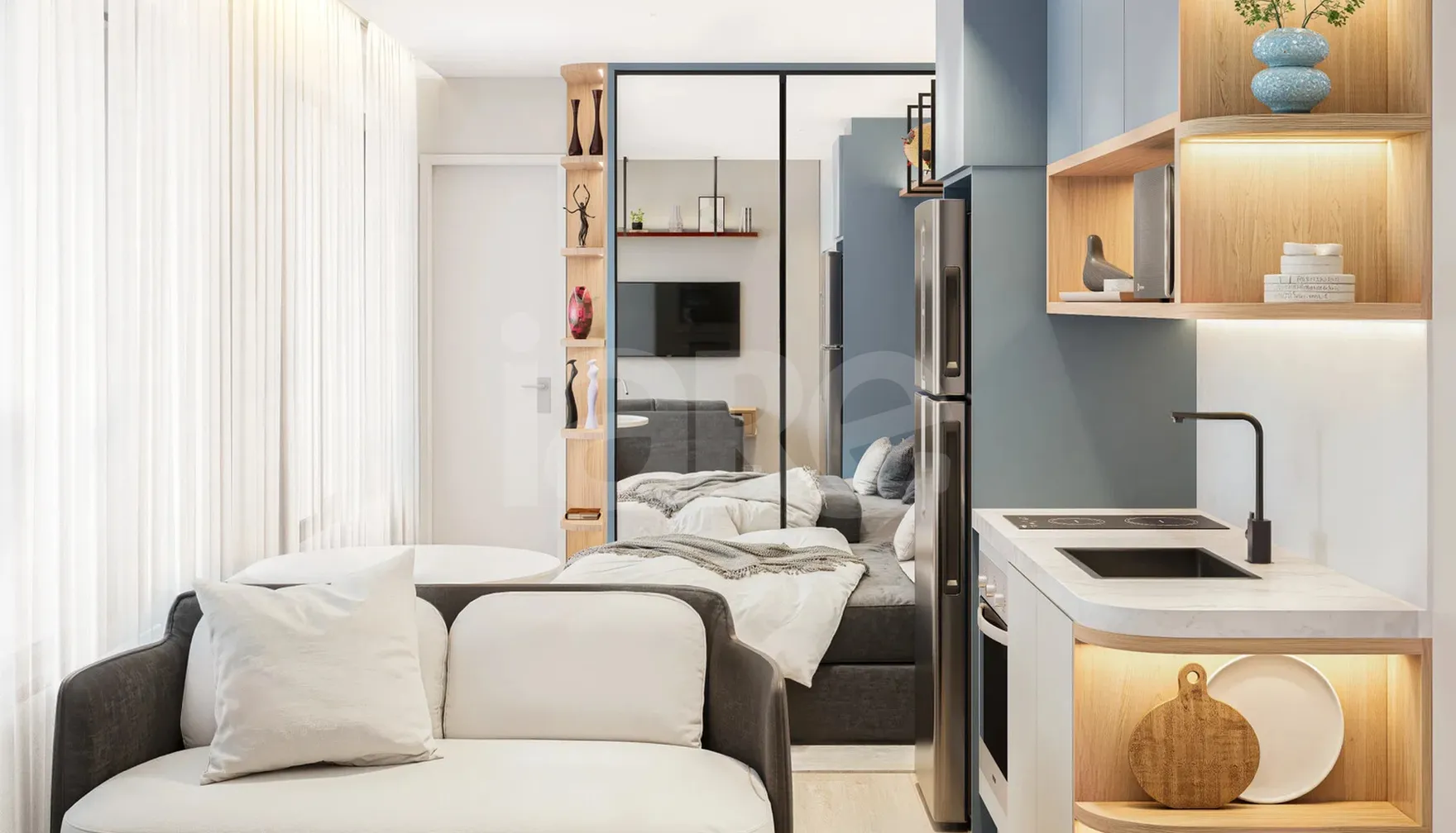 Ethan - Studio com 30,7 m², em Ahú — foto 3