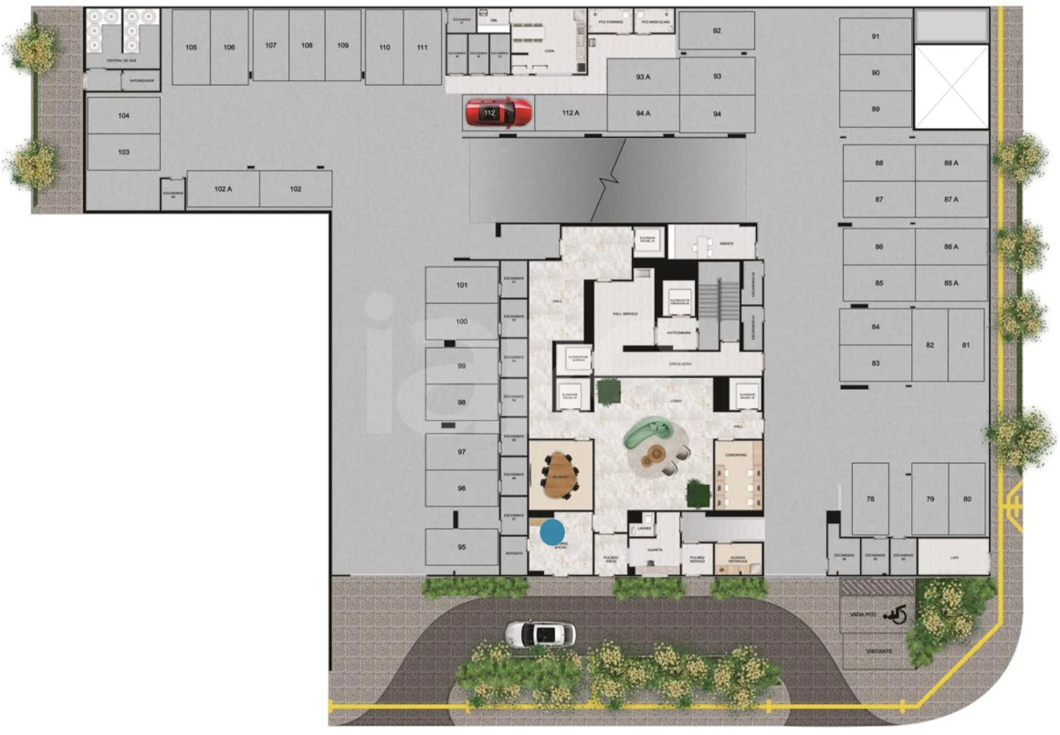 Planta — Pavimento térreo