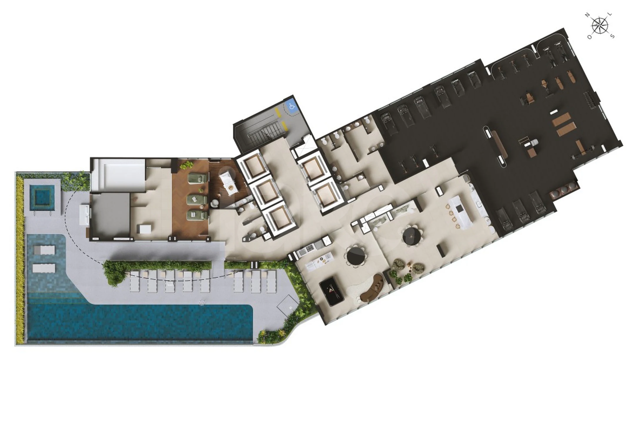 Planta — Pavimento rooftop 2