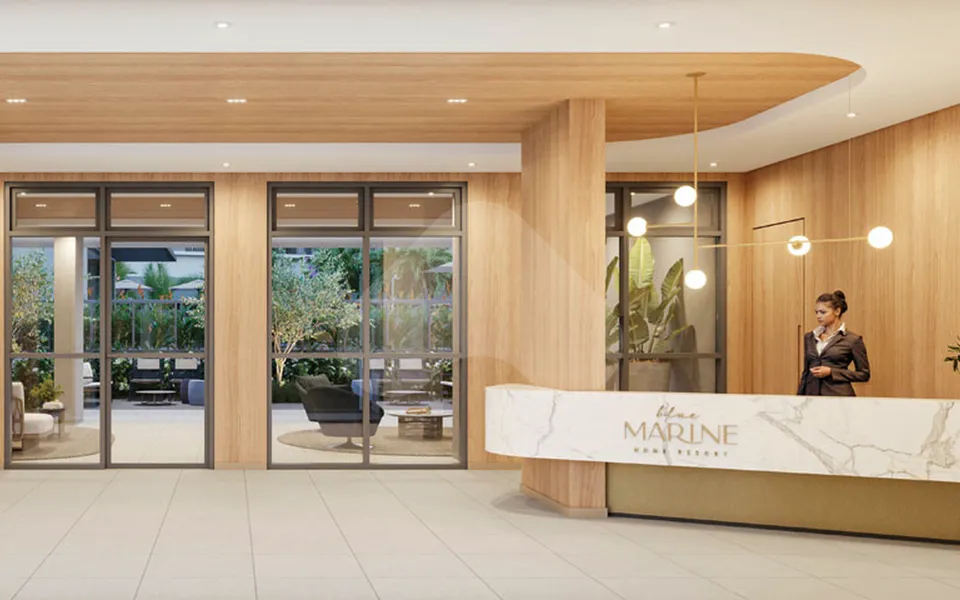 Blue Marine Home Resort - Studio com 26,56 m², em Vila Monte Alegre — foto 10