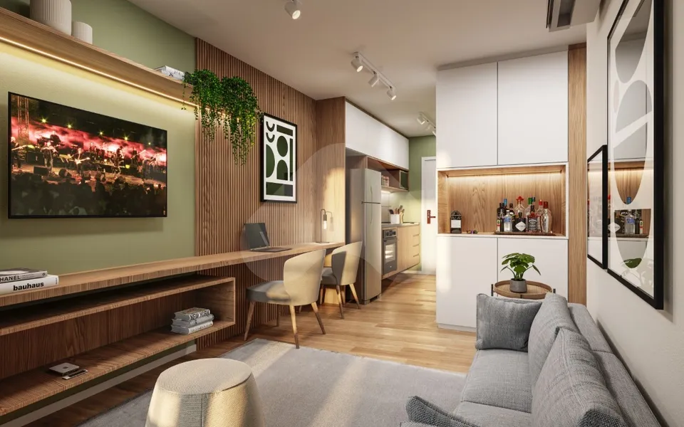 Scene Vila Mariana - Apartamento com 34,55 m², em Vila Mariana — foto 2
