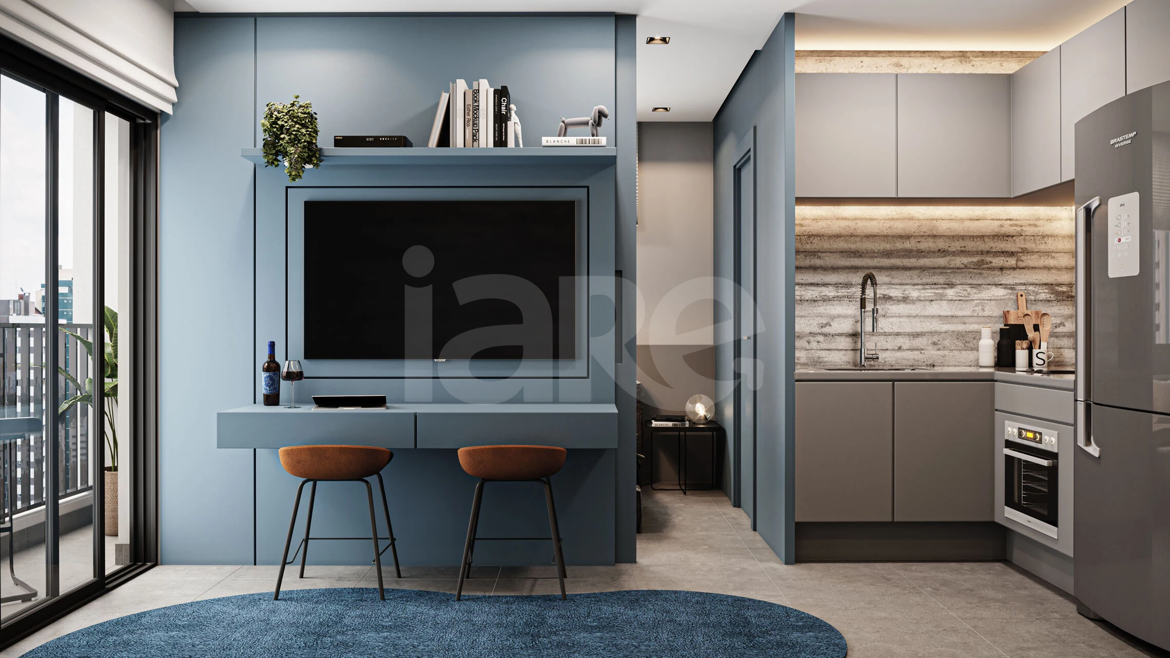 Lunetto - Studio com 22,98 m², em Água Verde — foto 6