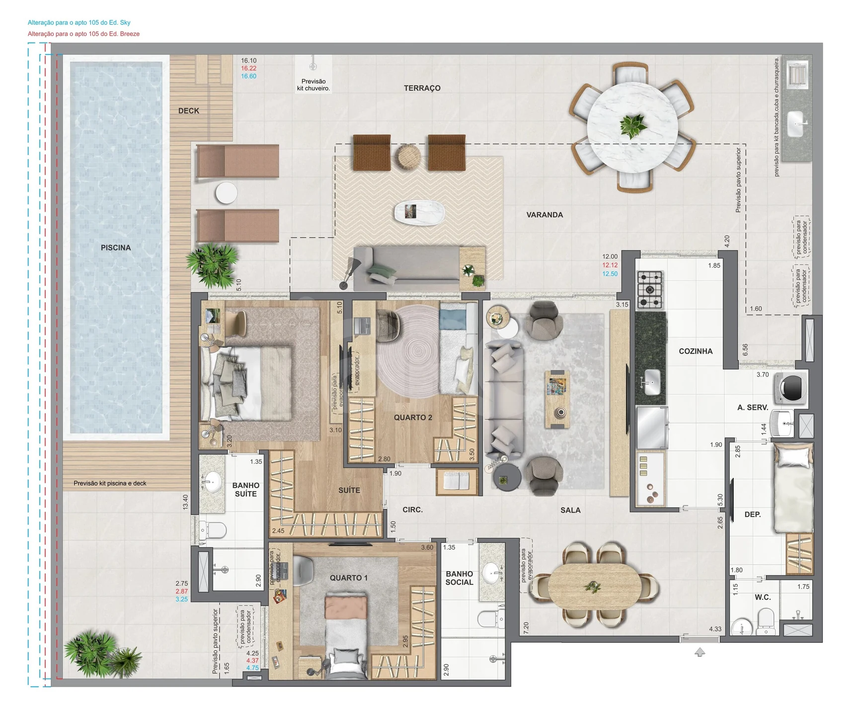 Planta — Garden 228,04 m²
