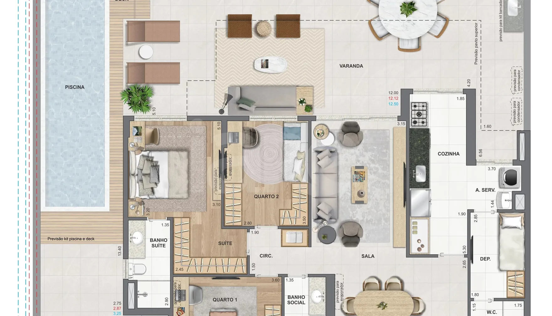 Planta — Garden 228,04 m²