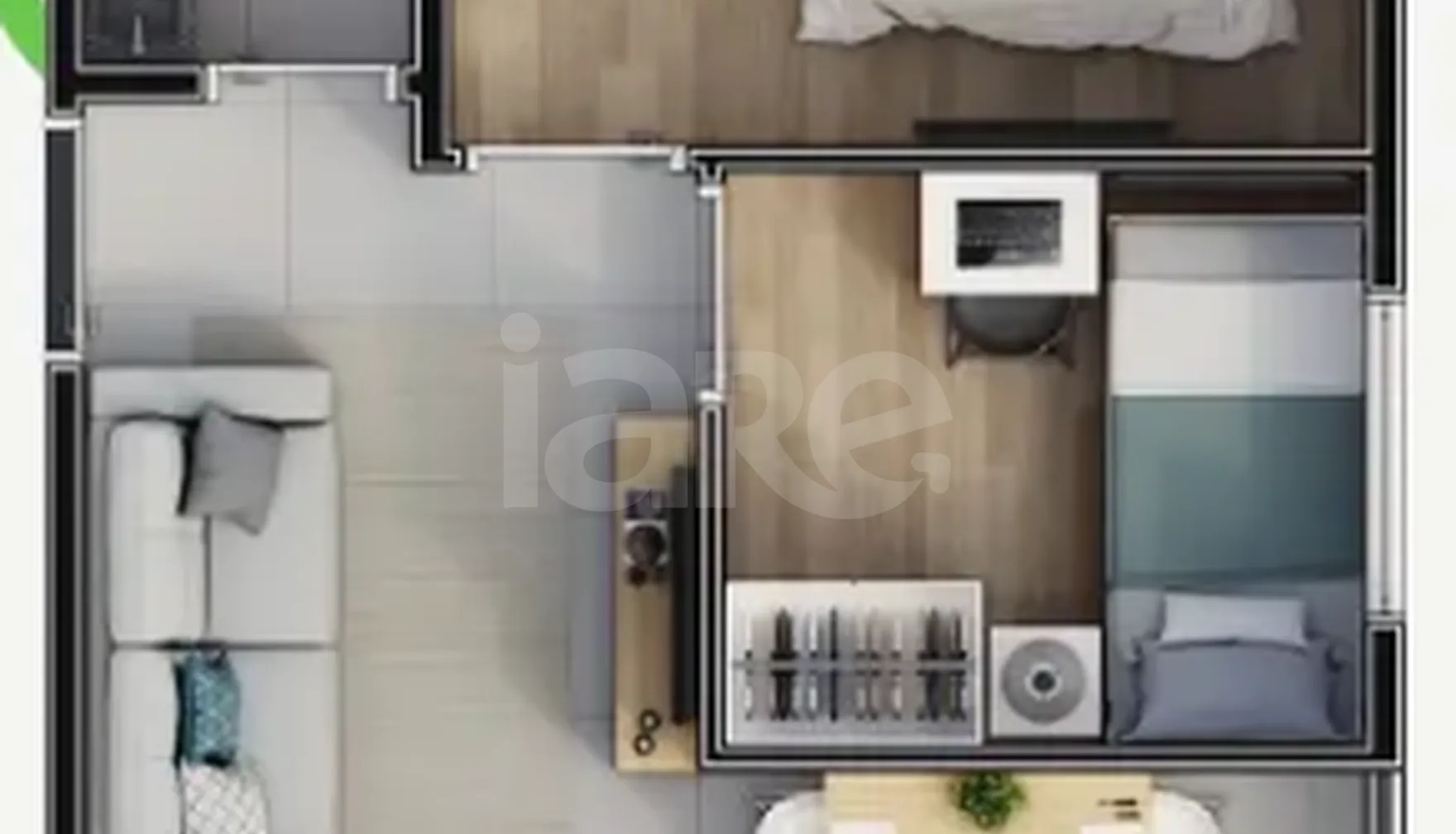 Planta — Apartamento 34,47 m²