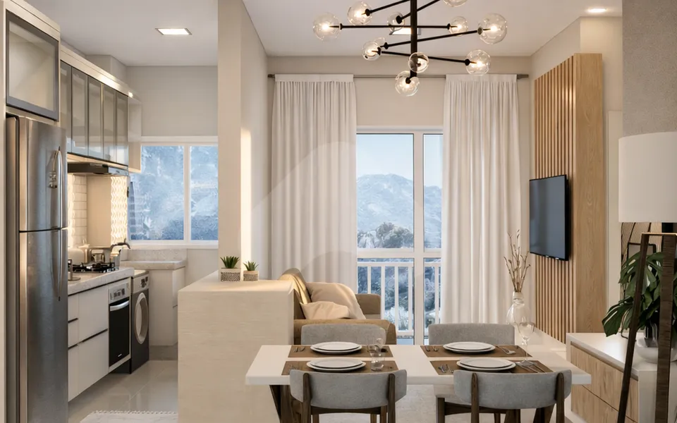 Rio+ Residencial Clube - Apartamento com 43,41 m², em Jacarepaguá — foto 4