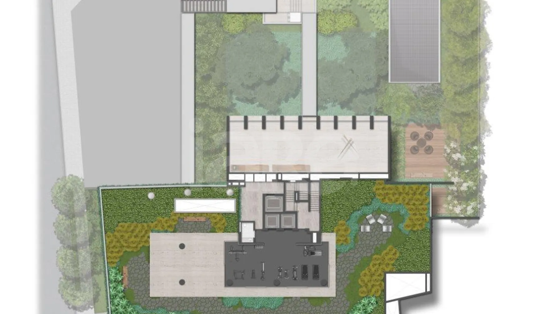 Planta — Pavimento lazer