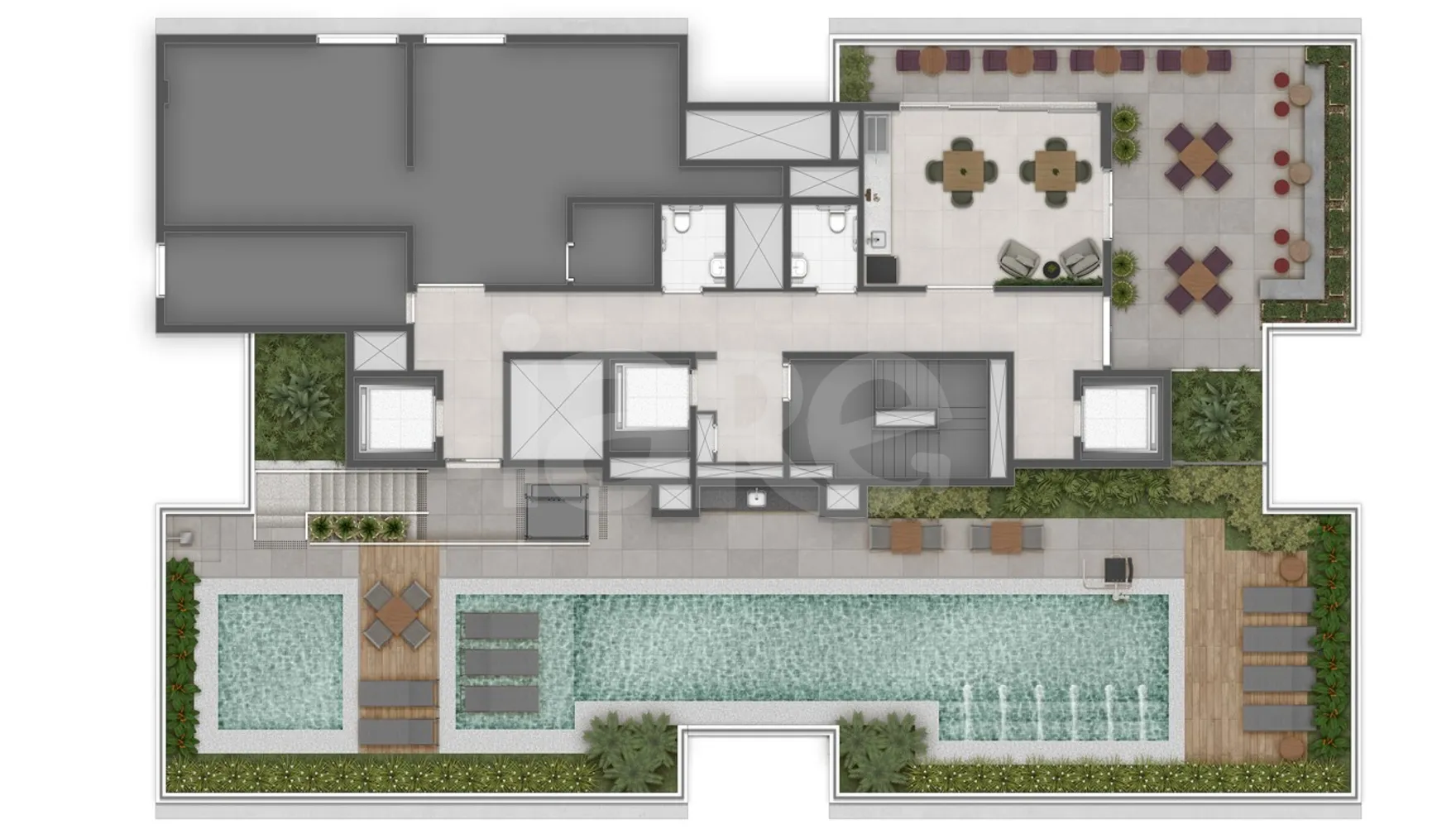 Planta — Pavimento rooftop a