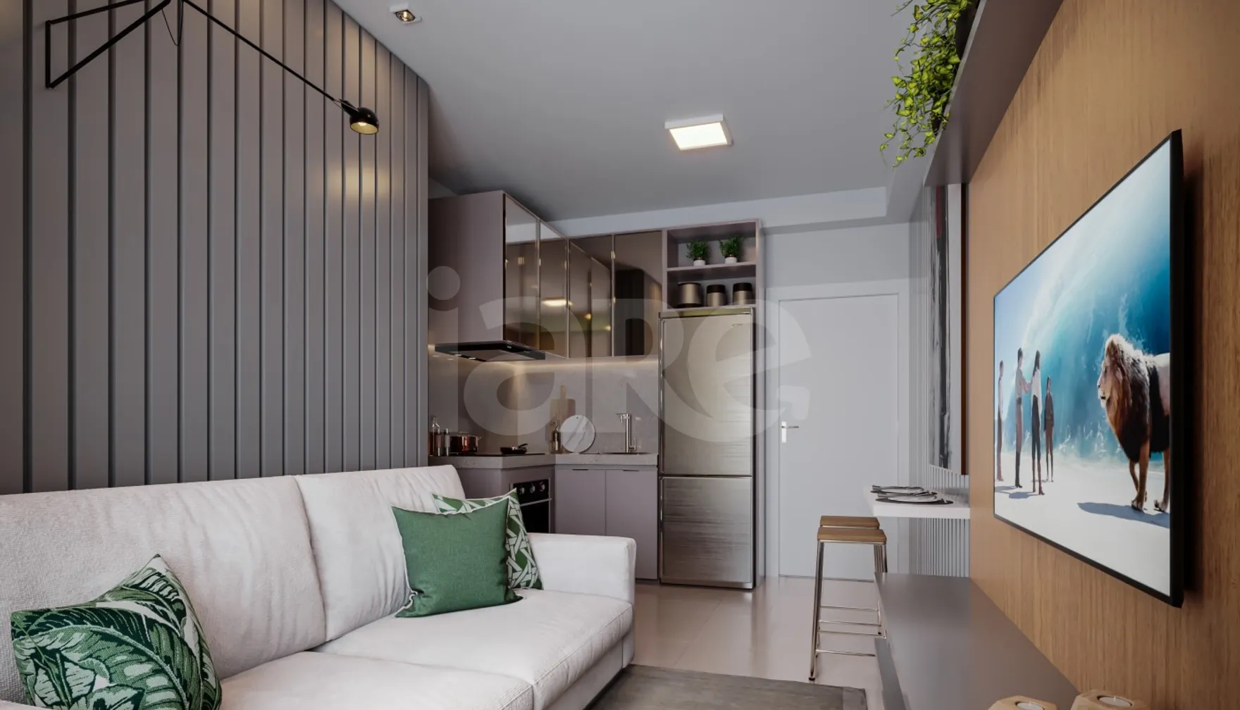 Home Resort Astorga Smart - Apartamento com 31 m², em Vila Guilhermina — foto 2