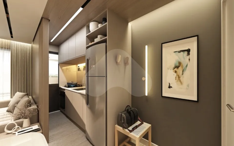 Vista Parque Chácara Joquey - Apartamento com 24,04 m², em Jardim Monte Kemel — foto 3