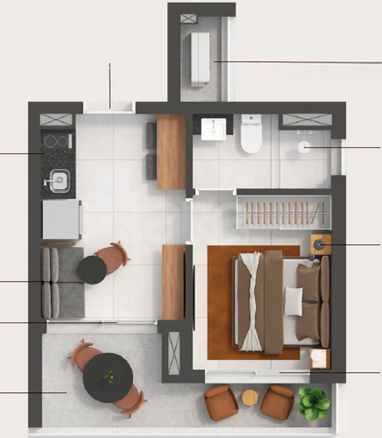 Planta — Garden 39,36 m²