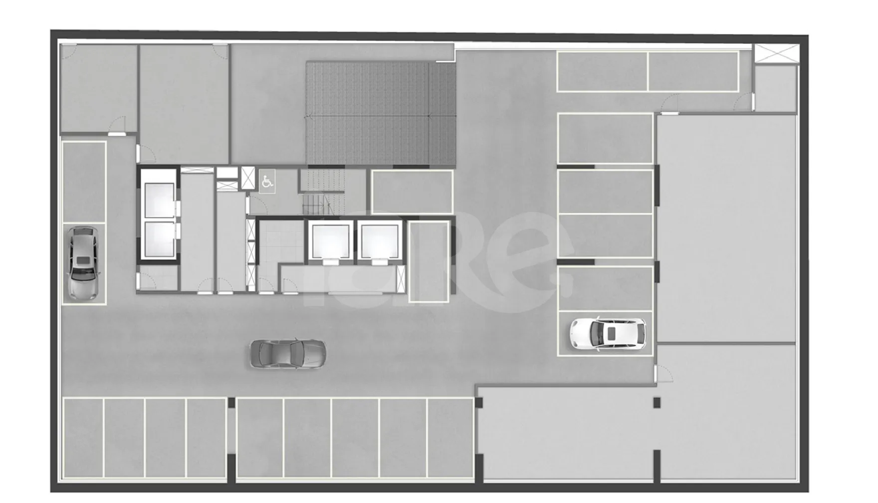 Planta — Pavimento subsolo 5