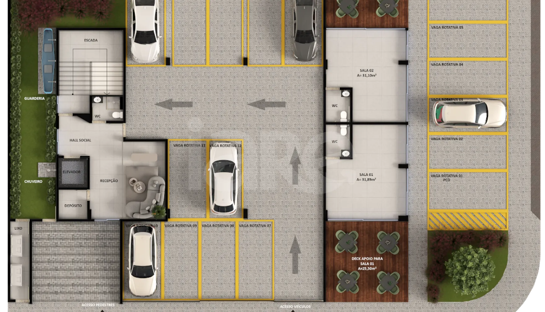 Planta — Pavimento térreo