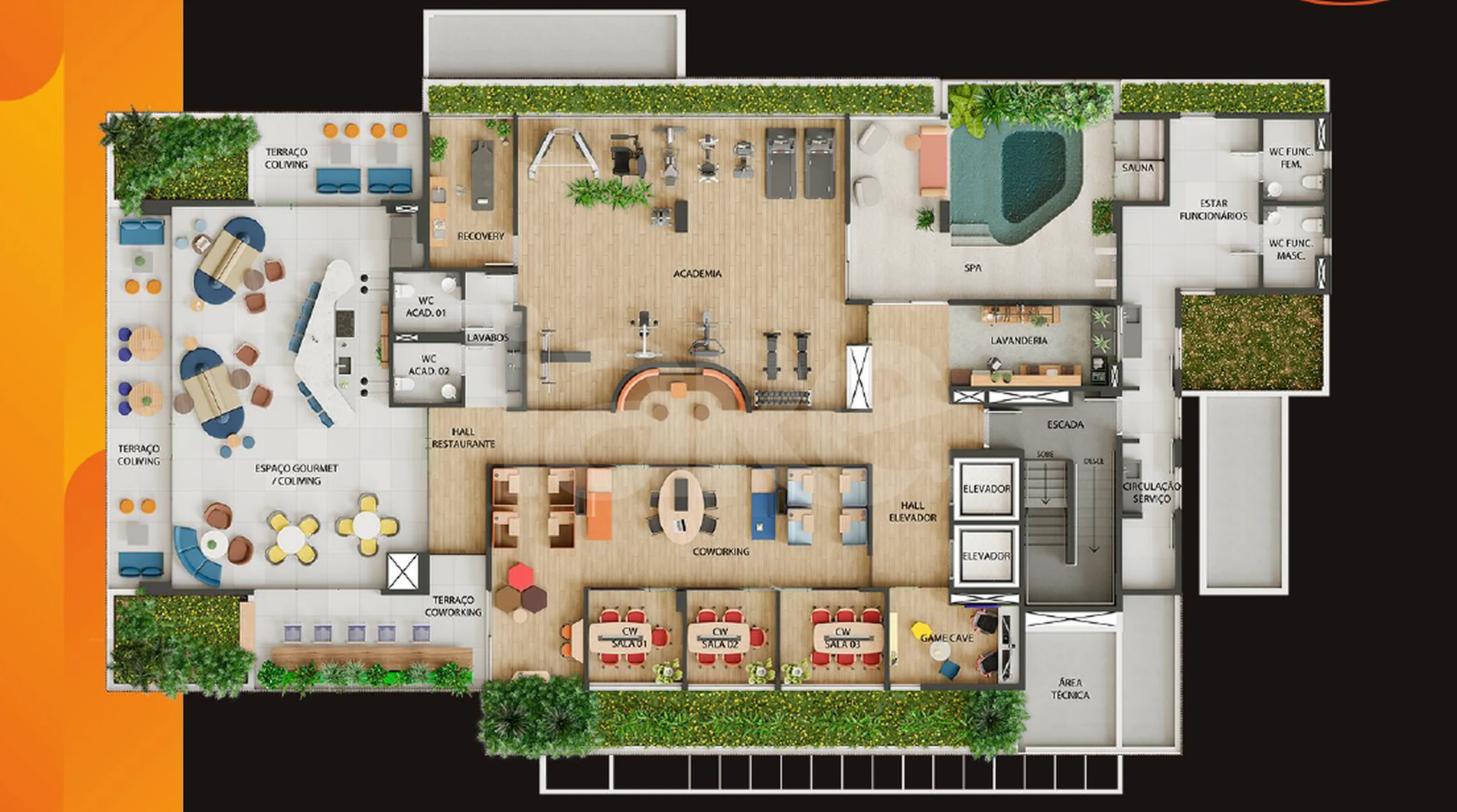 Planta — Pavimento 1