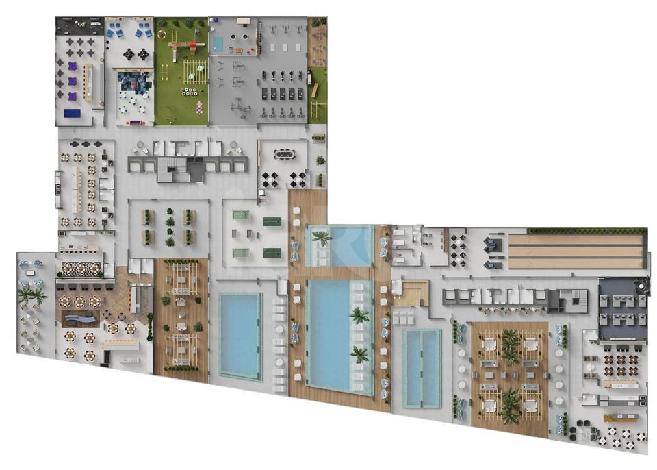 Planta — Pavimento lazer