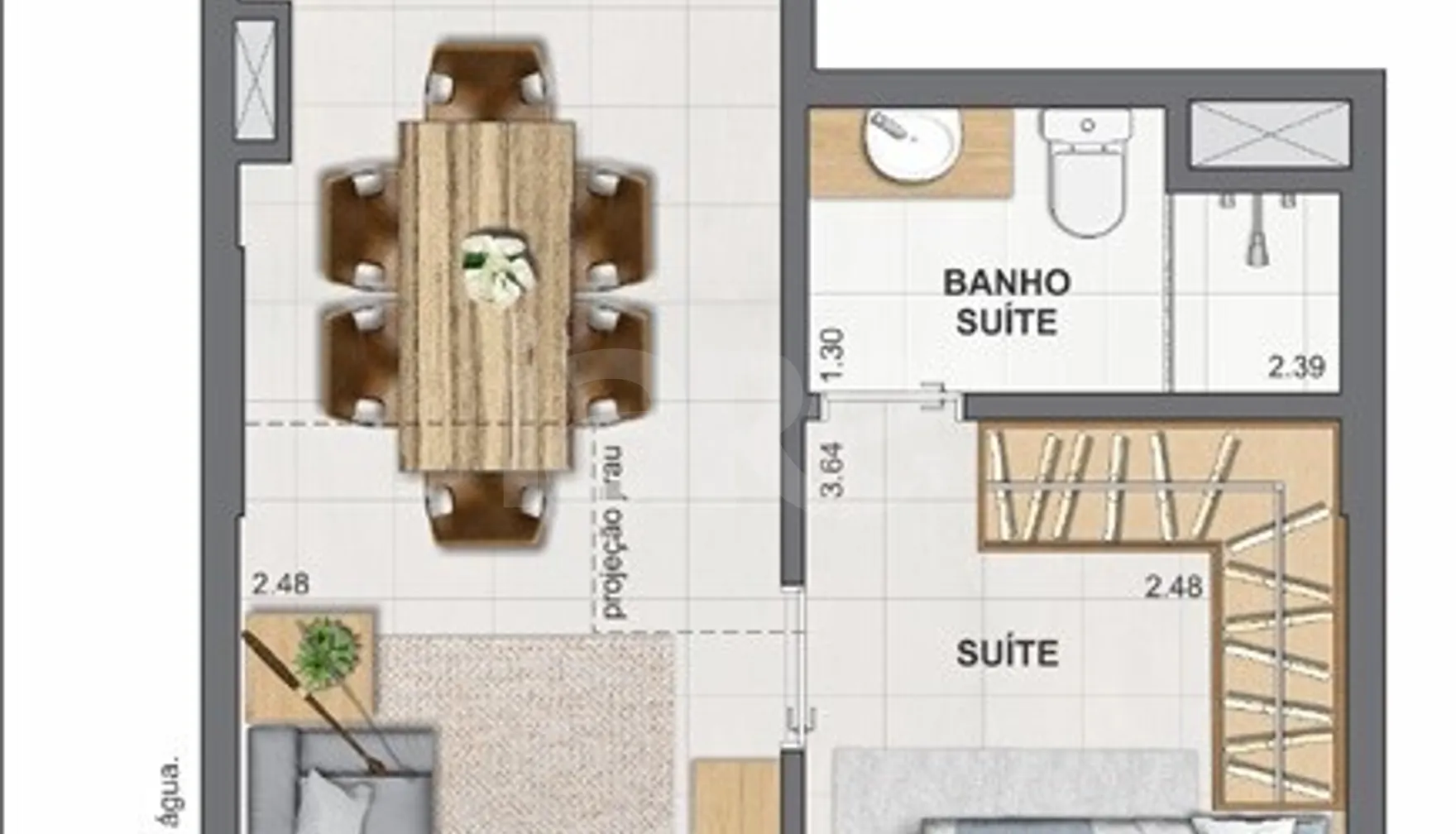 Planta — Garden 104,21 m²