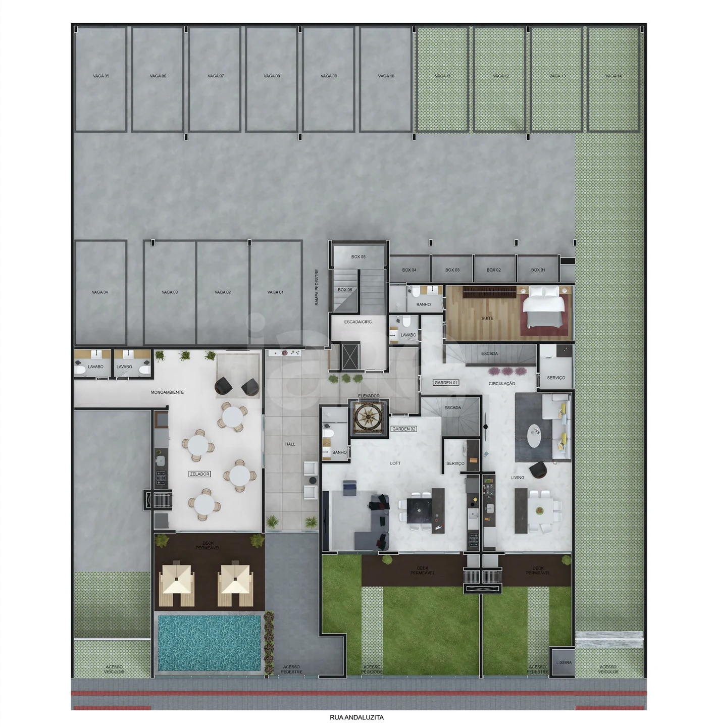 Planta — Pavimento térreo