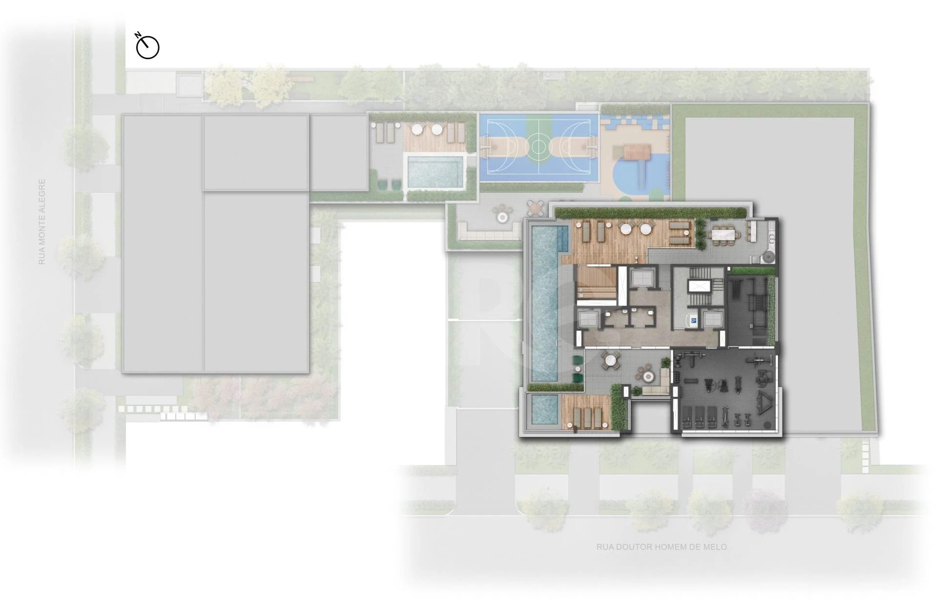 Planta — Pavimento rooftop