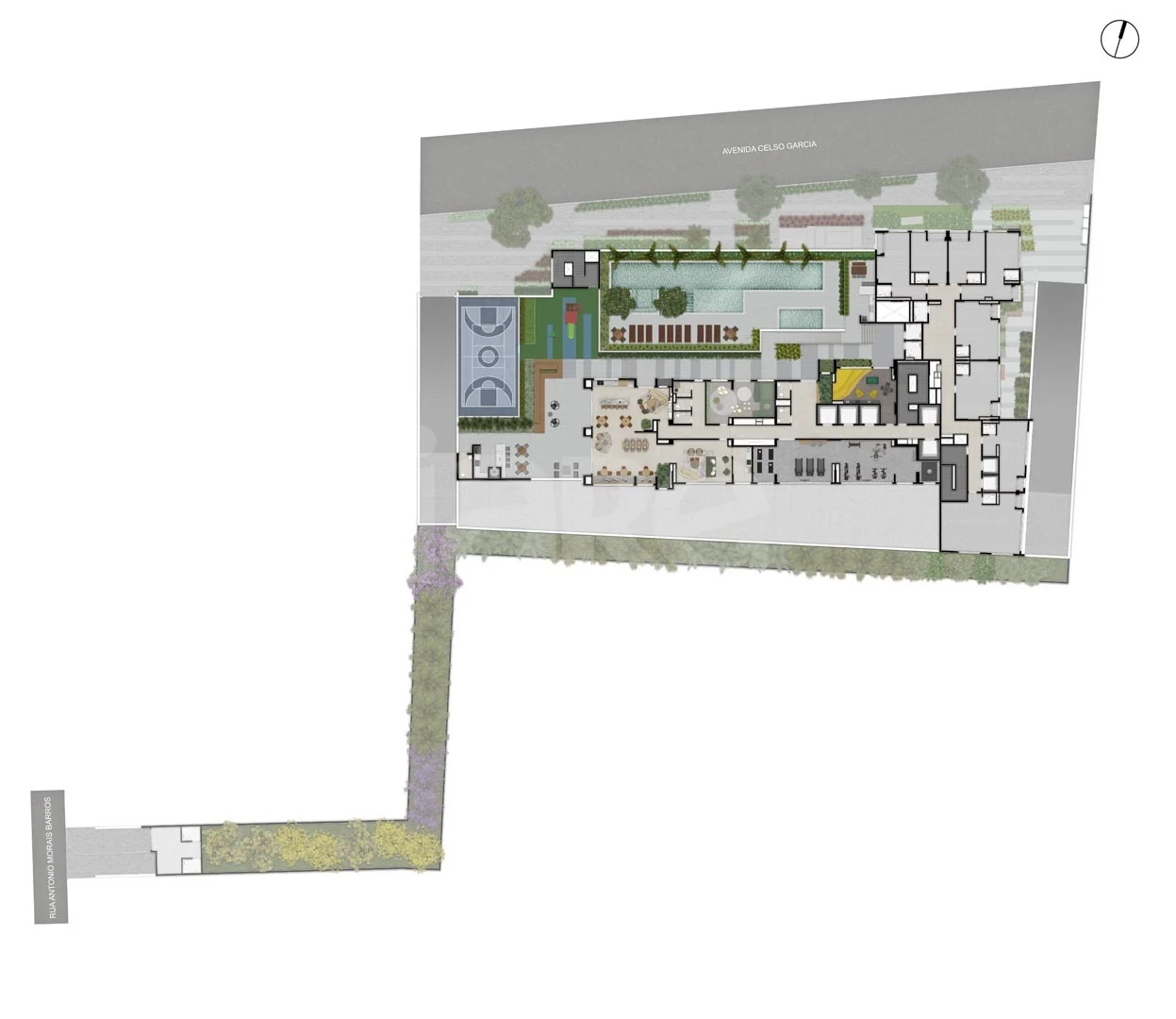 Planta — Pavimento lazer