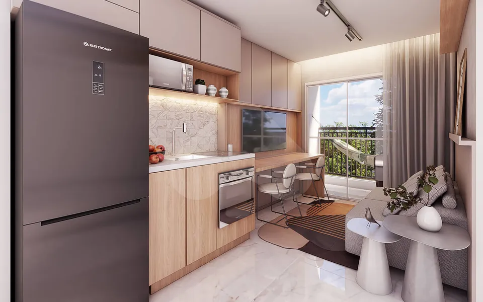 Villa Pompeia Welconx - Apartamento com 27,88 m², em Perdizes — foto 2