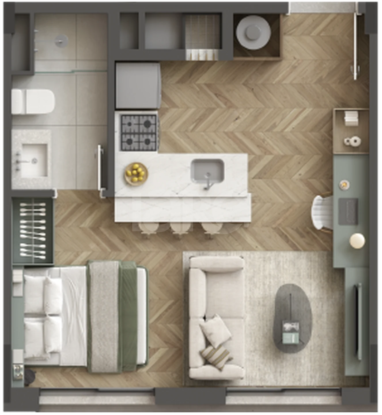 Planta — Studio - Final Tipo 2