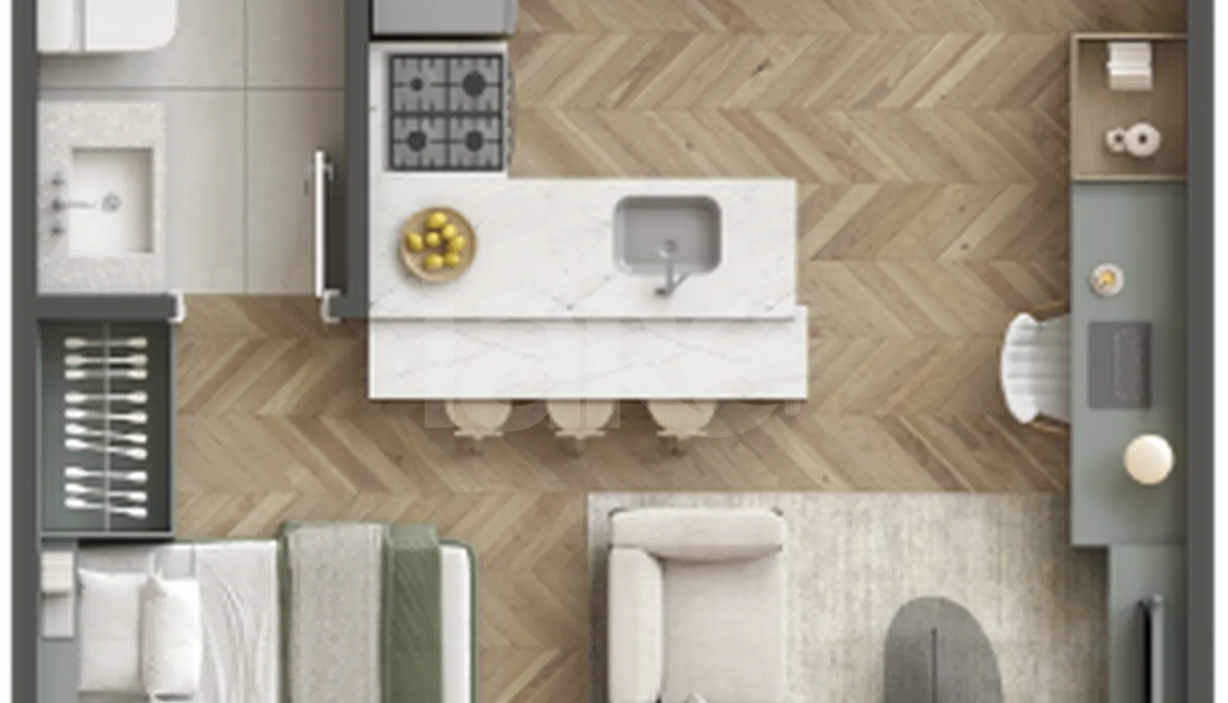 Planta — Studio - Final Tipo 2