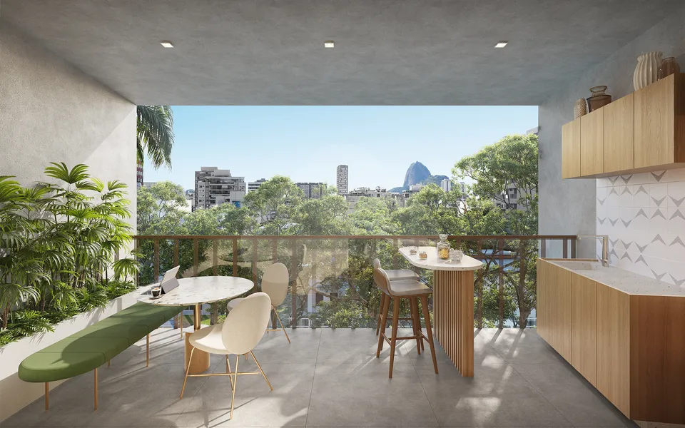 First Life Friendly - Studio com 32,87 m², em Humaitá — foto 8