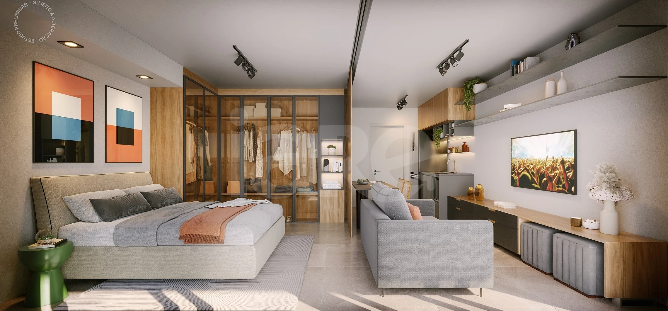 Tons Klabin - Apartamento com 33,46 m², em Chácara Klabin — foto 2