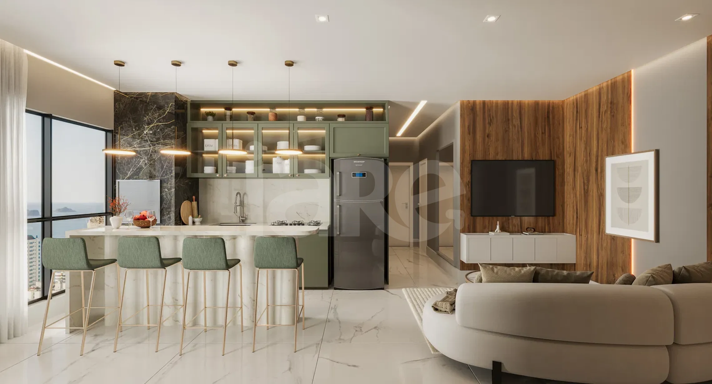 Piatto Residenziale - Apartamento com 70 m², em Andorinha — foto 2