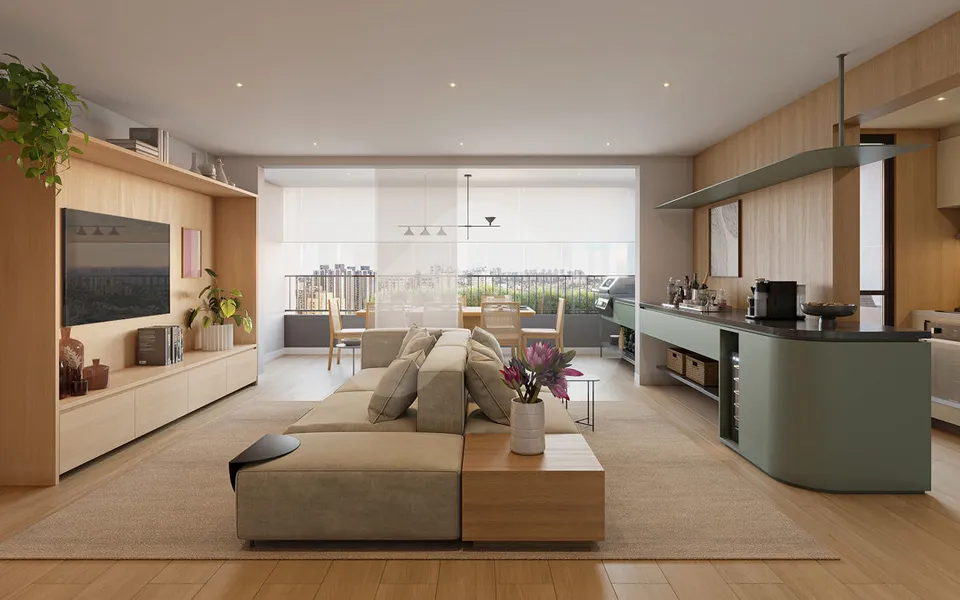 Soneto Casemiro - Apartamento com 69,46 m², em Mirandópolis — foto 3